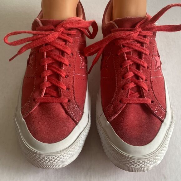 CONVERSE Women’s Suede Leather Sneakers Size 9 - Picture 6 of 9